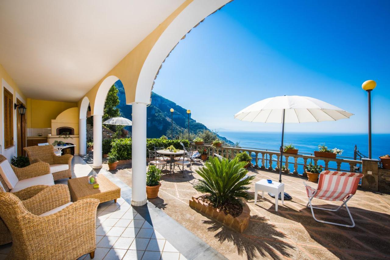 Villa Savina - Elegant Family Villa Overlooks Amalfi Coast - 波西塔諾 外观 照片